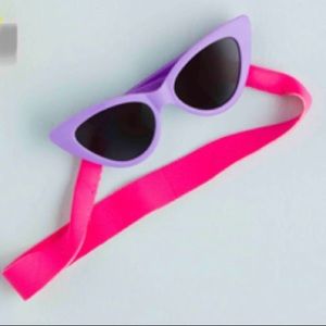 New in Box Mud Pie Infant Sunglasses & Strap 0-2yrs